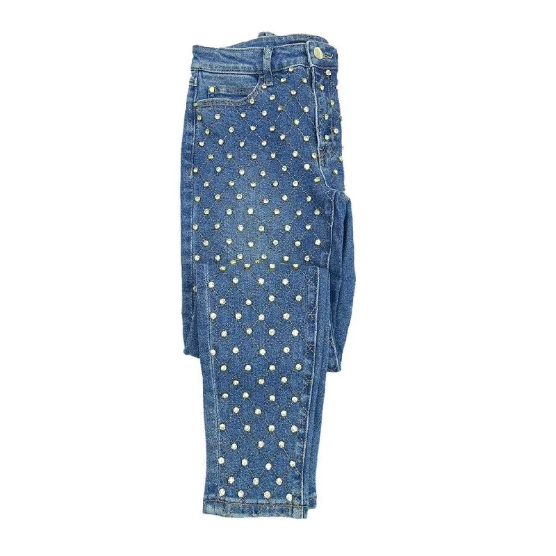 Guess Women's Diamante Embellished 1981 Skinny Jeans (26, Blue)