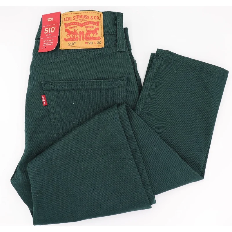 Levi's Men's 510 Skinny Fit Pine Green 28"W x 30"L