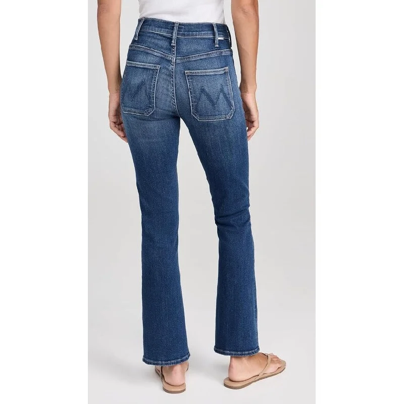 MOTHER Women's The Patch Pocket Insider Flood Jeans On Your Left