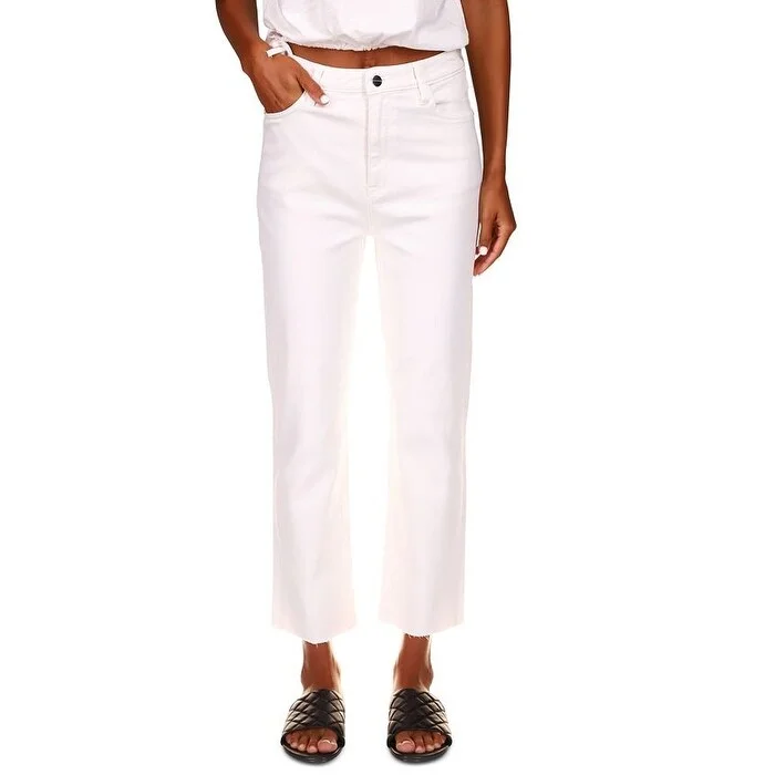 Sanctuary Women's Good Vibes Straight Leg Jeans White Size 24