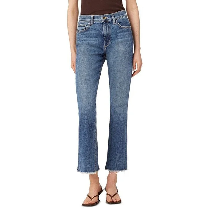 Joe's Jeans Women's The Callie Crop Raw Hem Jeans Blue