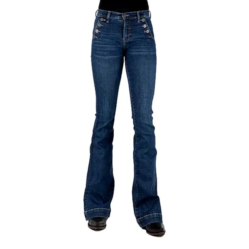 Tin Haul Western Jeans Womens Libby Fit Blue 10-054-0595-0105 BU