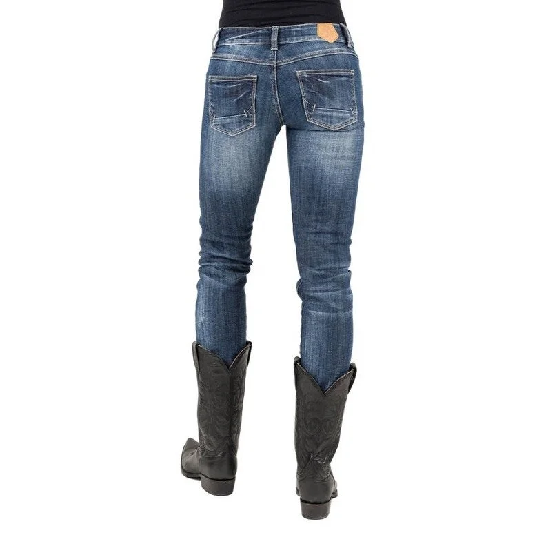 Tin Haul Western Jeans Womens Trixie Blue 10-054-0602-1705 BU