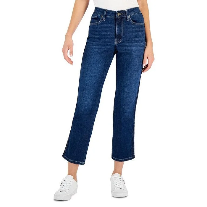 Tommy Hilfiger Women's Tribeca Straight Leg Jeans Blue Size 4