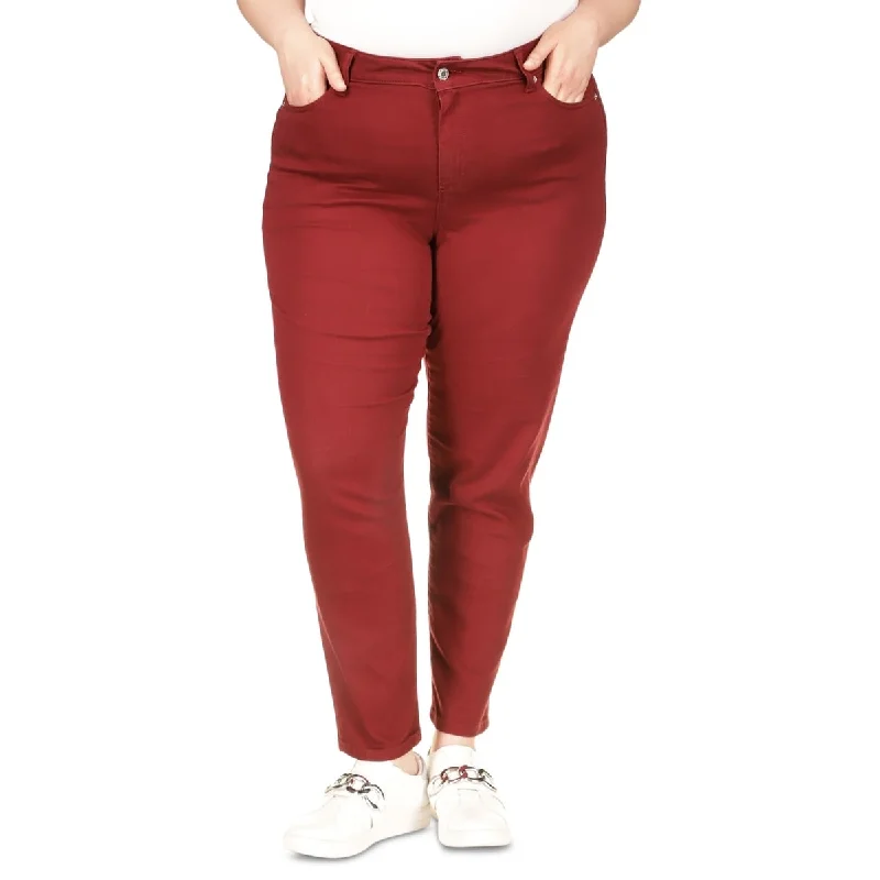 Michael Kors Women's Selma Skinny Jeans Red Size 20W