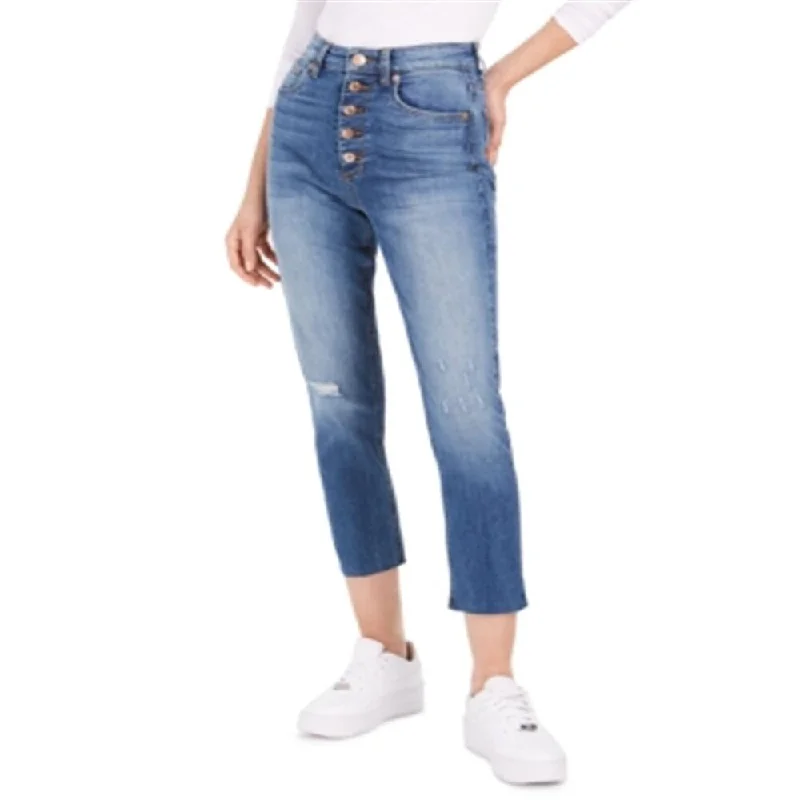 STS Blue Women's Alicia High Rise Button Fly Mom Jeans Blue Size 31