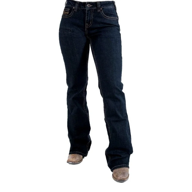 Cowgirl Tuff Western Jeans Womens Unstoppable Bootcut Dark JUSTOP