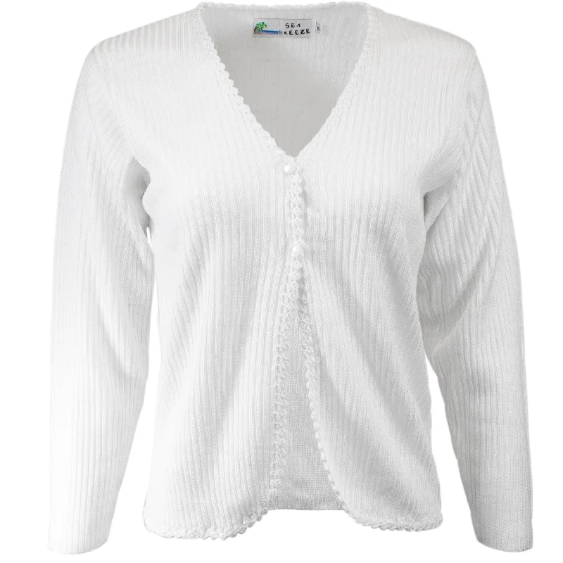 Women's 2-Button Cardigan Sweater TC11