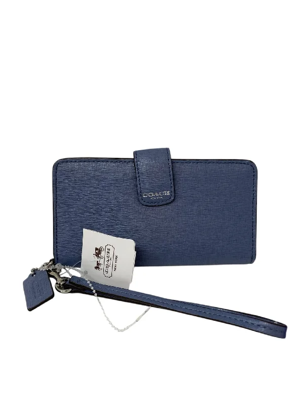 Coach Slate Blue New With Tags Wristlet