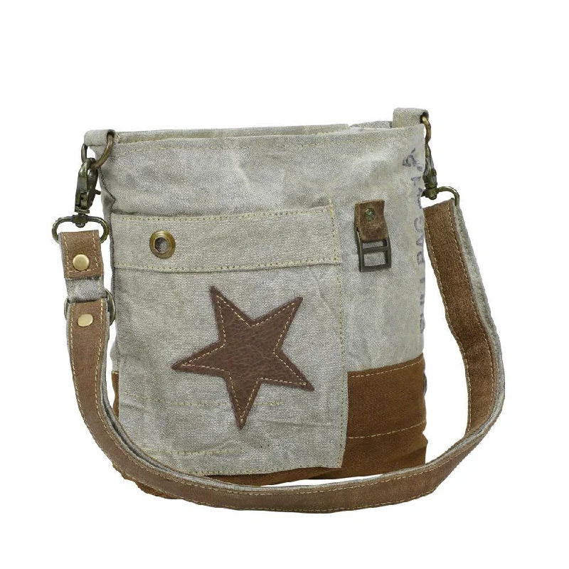 Leather Star Crossbody Bag