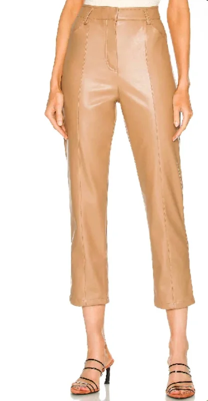 Jen Trouser In Cognac