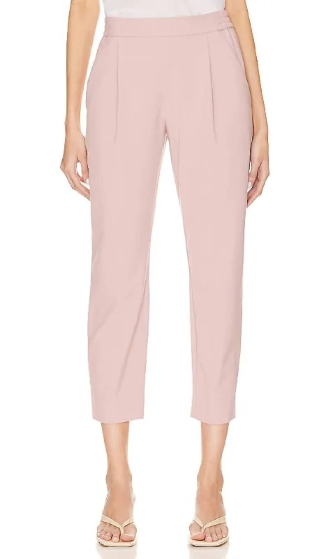 Aleida Tri Trouser In Pale Orchid