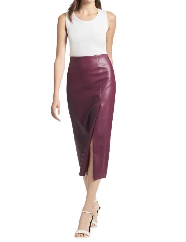 Arden Skirt In Grape