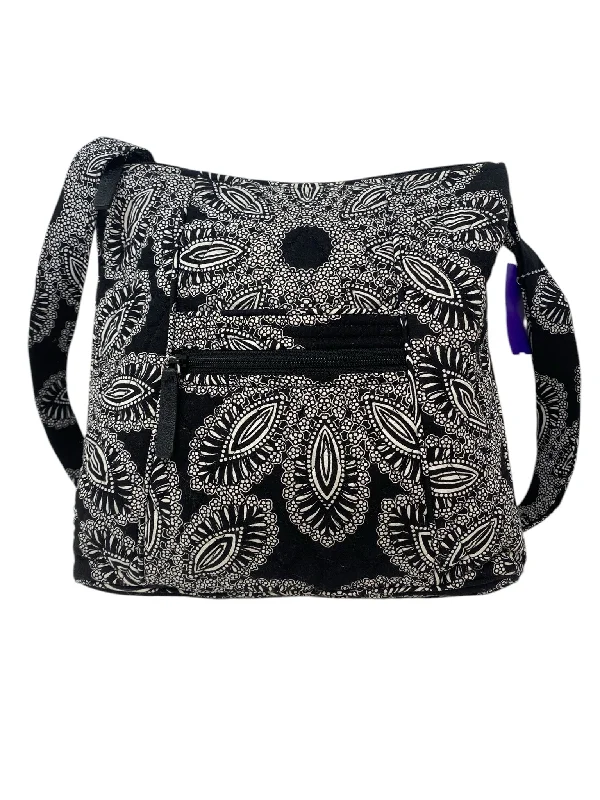 Vera Bradley Black White Print Crossbody