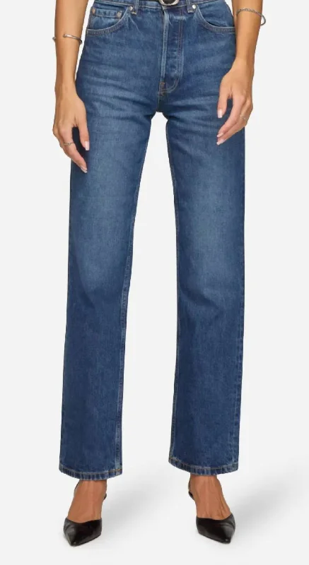 High Rise Straight Jeans In La Crosse