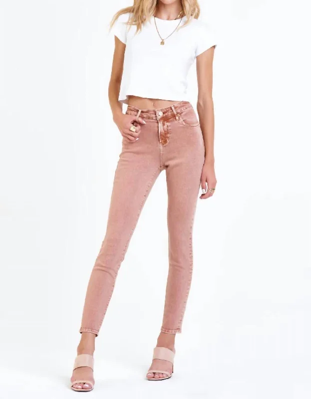 Gisele High Rise Skinny Jean In Sunburn