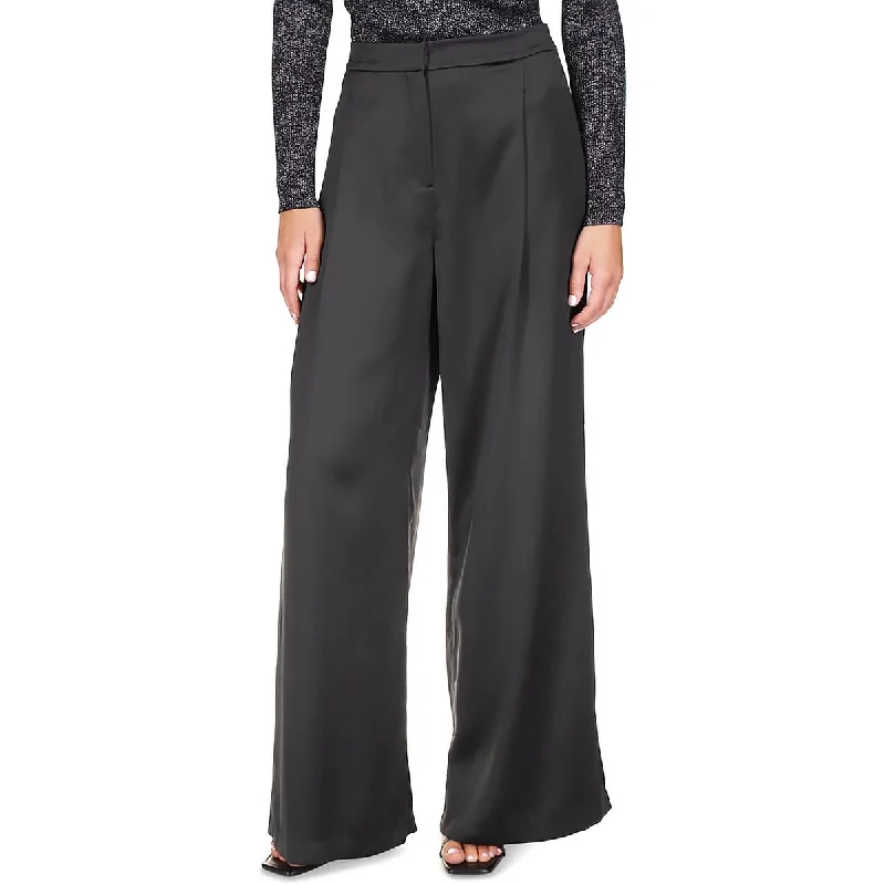 Womens Casual Wide Leg Dress Pants