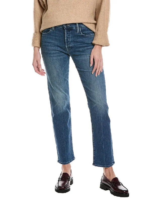 MOTHER The Mid-Rise Hiker Hover Caving In Slim Straight Leg Jean