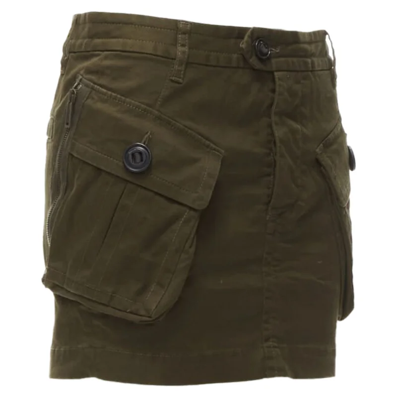 Dsquared2 oversized cargo pocket mini skirt