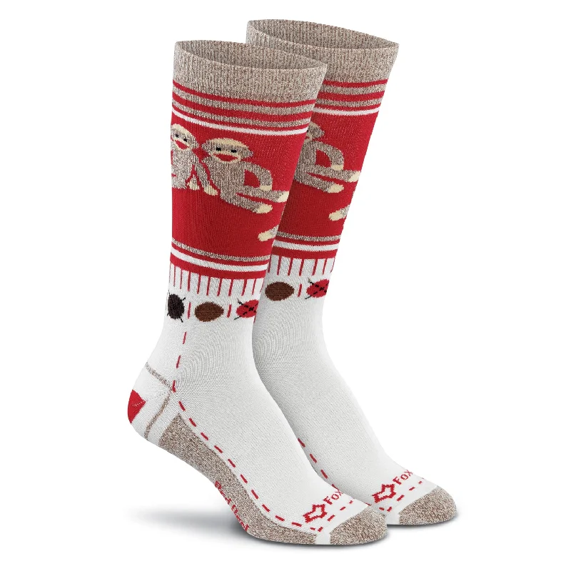 Women's Monkey Friends Crew Socks 4590