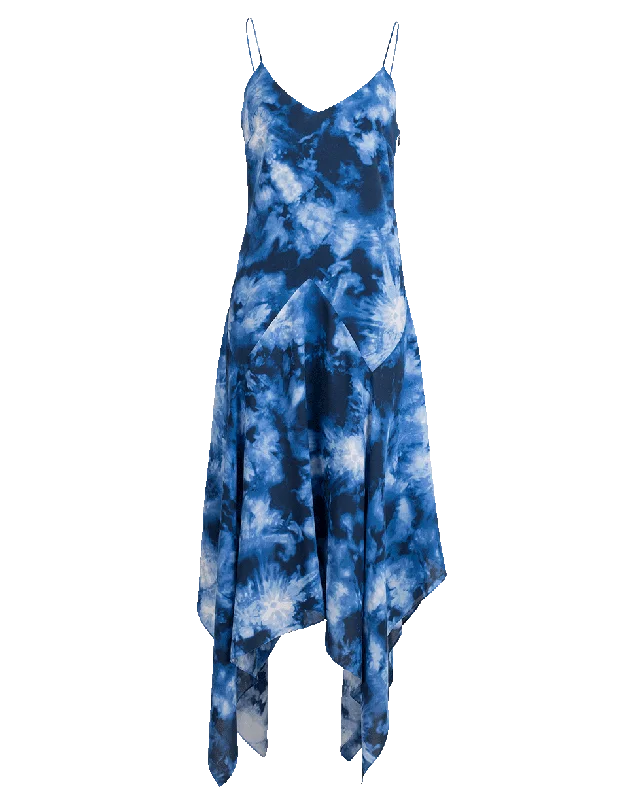 Asymmetrical Tie Dye Dress