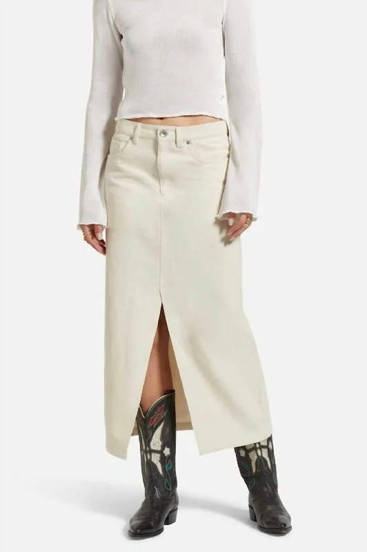 Ryder Pencil Skirt In Whitecap