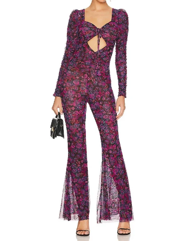 Shania Jumpsuit In Electric