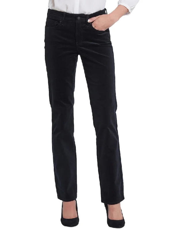 NYDJ Marilyn Black Straight Leg Jean