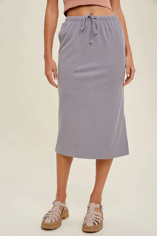 Penelope Skirt In Slate