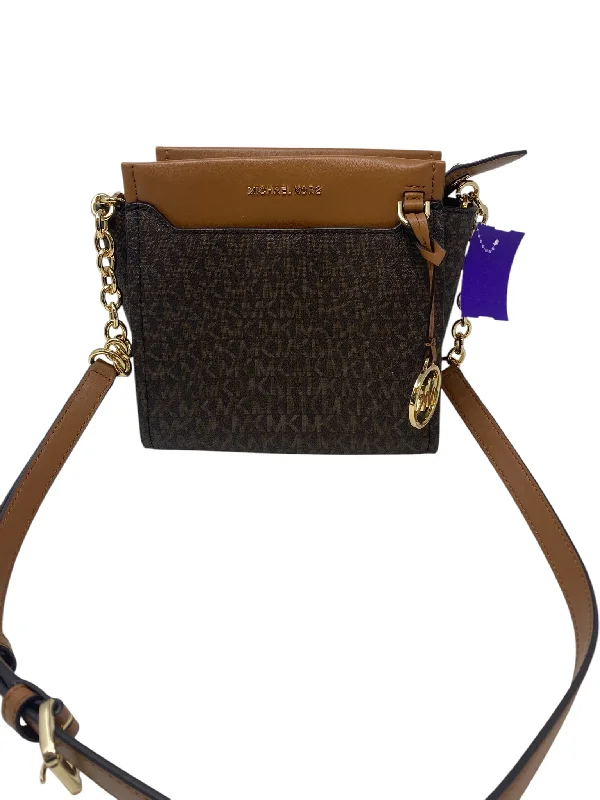 Michael Kors Brown Print Purse