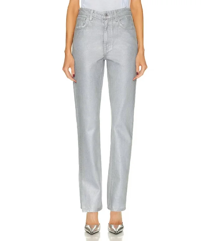 Harlow Pant In Silver