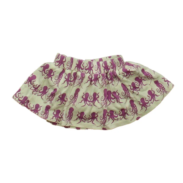 Kate Quinn Organics Girls Ivory | Purple Octopus Skirt