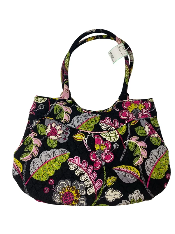 Vera Bradley Black Floral Purse