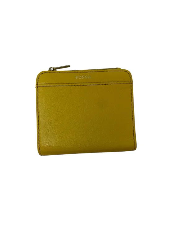 Fossil Yellow Wallet