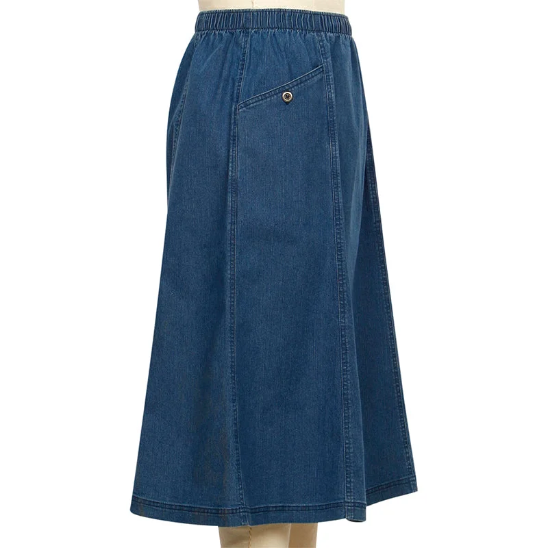 Women's Denim Art Skirt 2377