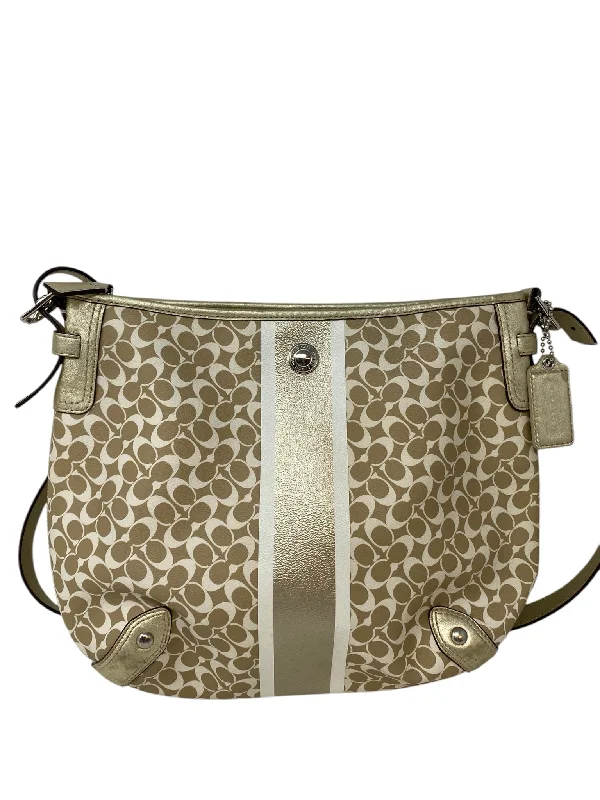 Coach Beige Print Crossbody