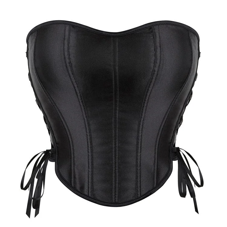 Women's Gothic Lace-up Spaghetti Straps Overbust Corsets