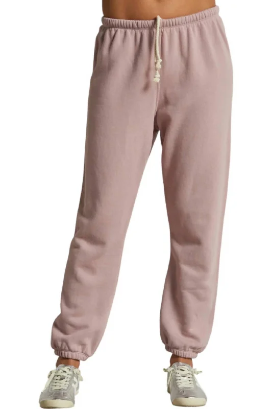 Stevie Jogger Pants In Mauve