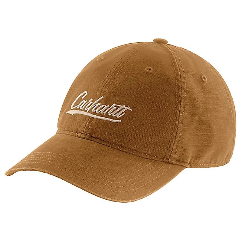 Women's Canvas Script Graphic Cap 105247