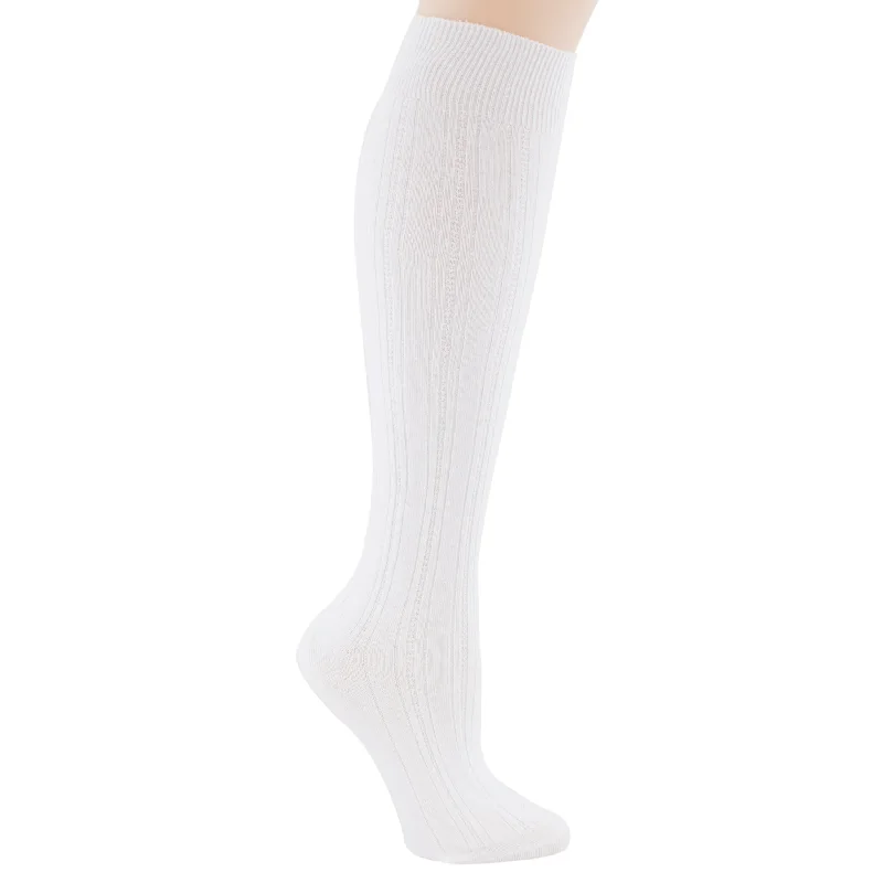 Women's Wide Rib Knee-High Socks 5900