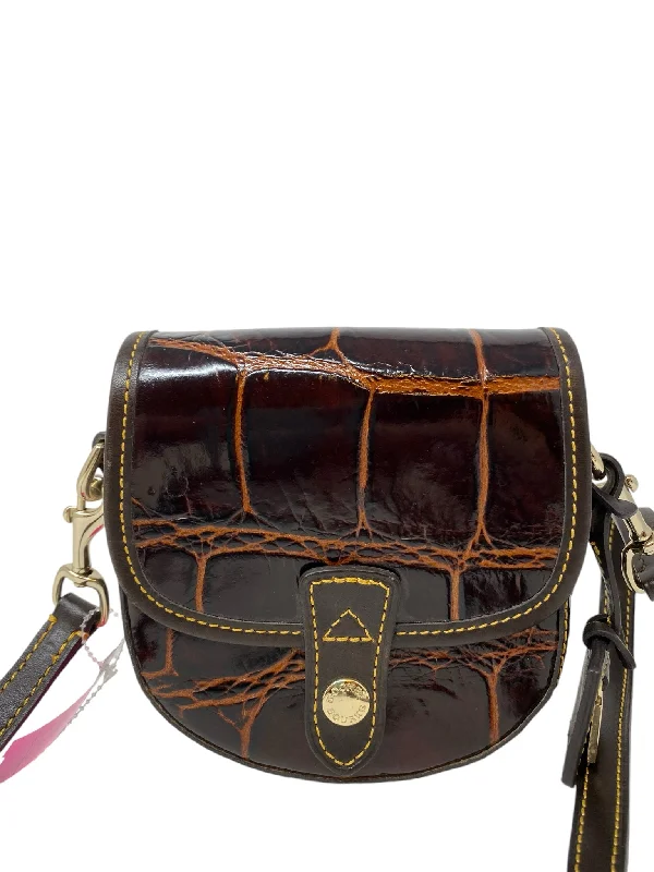 Dooney & Bourke Brown Print Crossbody