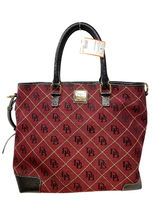 Dooney & Bourke Burgundy Print Purse