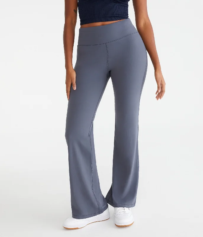 Aeropostale Curvy Air Soft Ultra High-Rise Flare Leggings