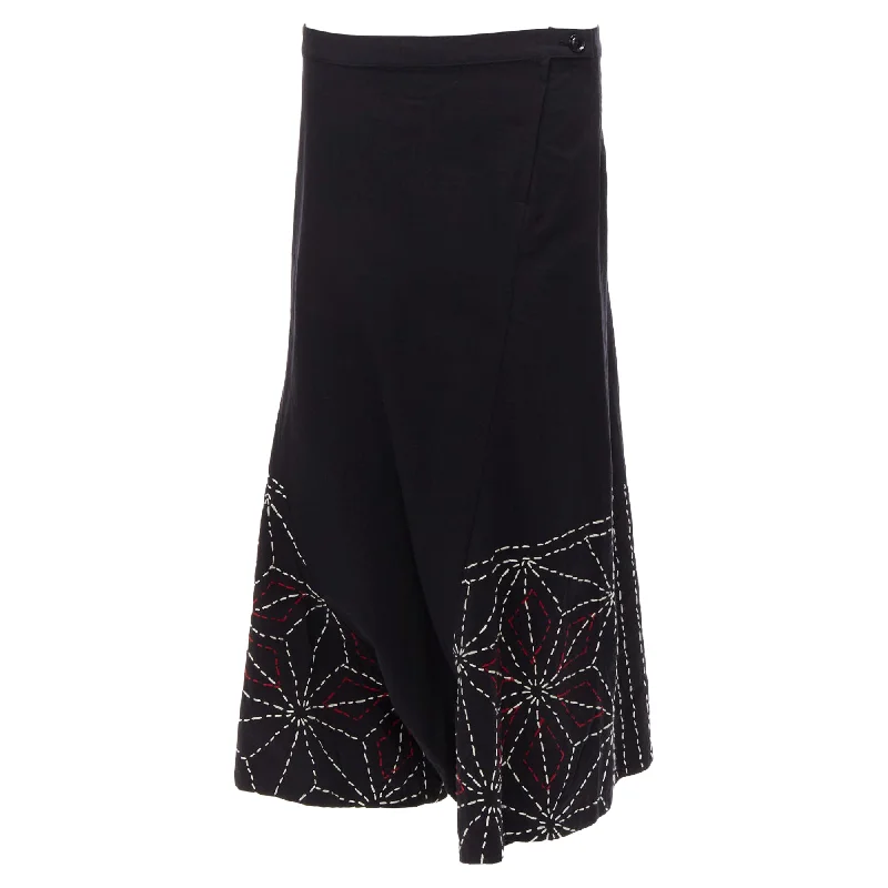 Yohji Yamamoto hand stitched asymmetric harem pants