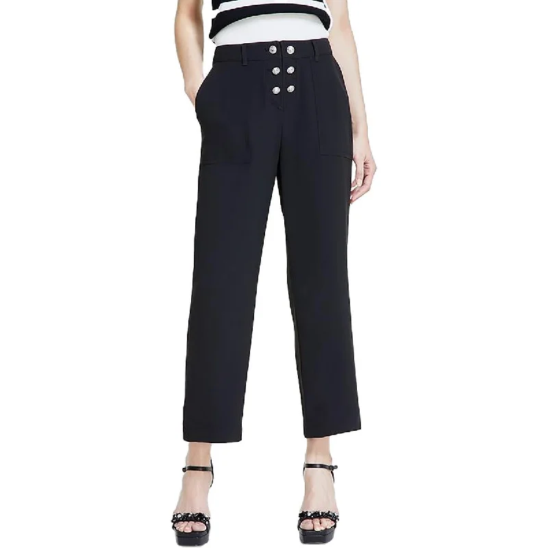 Womens Sailor Wide Leg Cropped Pants