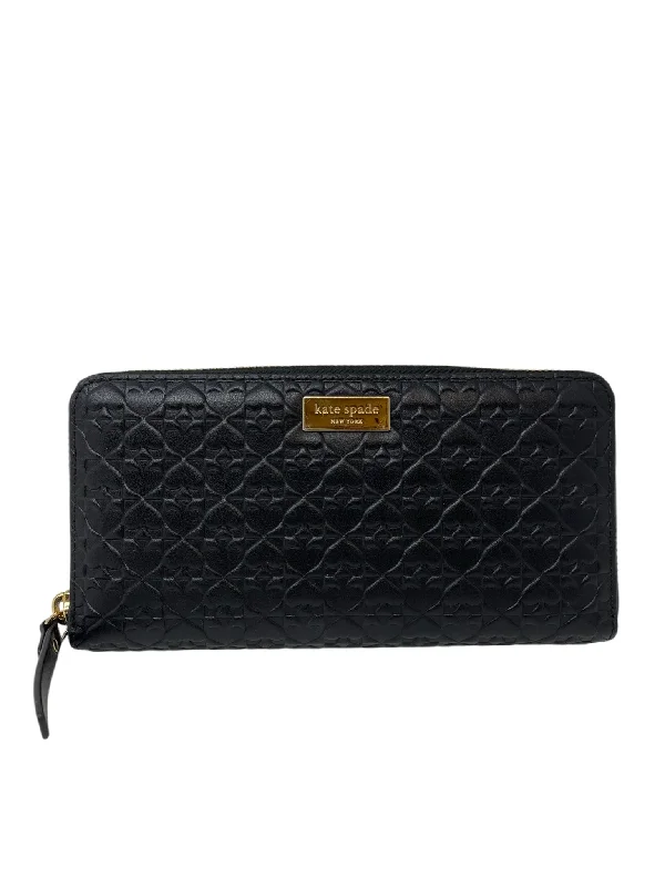 Kate Spade Black Print Wallet