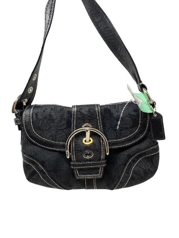 Coach Black Print Purse