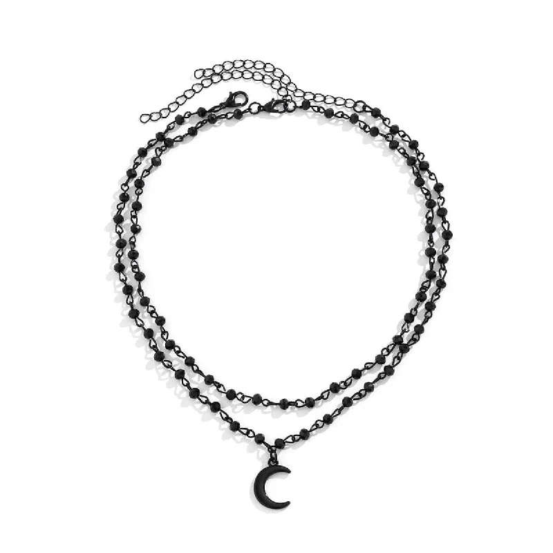 Women's Punk Minimalistic Layered Chain Choker