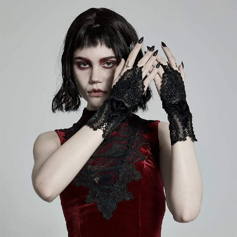 Women's Gothic Jacquard  Gloves