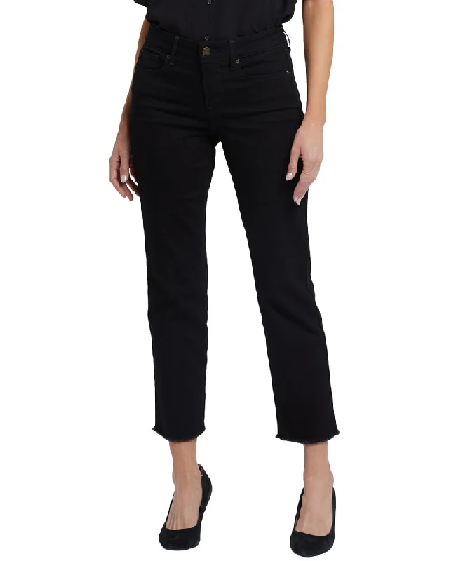 NYDJ Marilyn Black Ankle Crop Jean